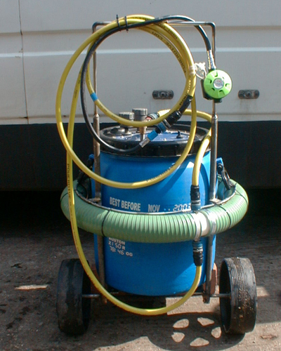 Chutney Barrel surface fed breathing system.