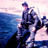 Seadart Diver Bob in his Navy days.