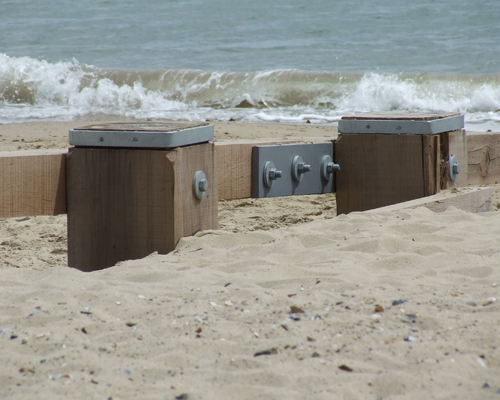 The beach at Swanage Dorset.