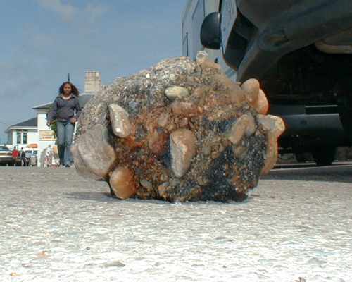 A recovered lump of crud.